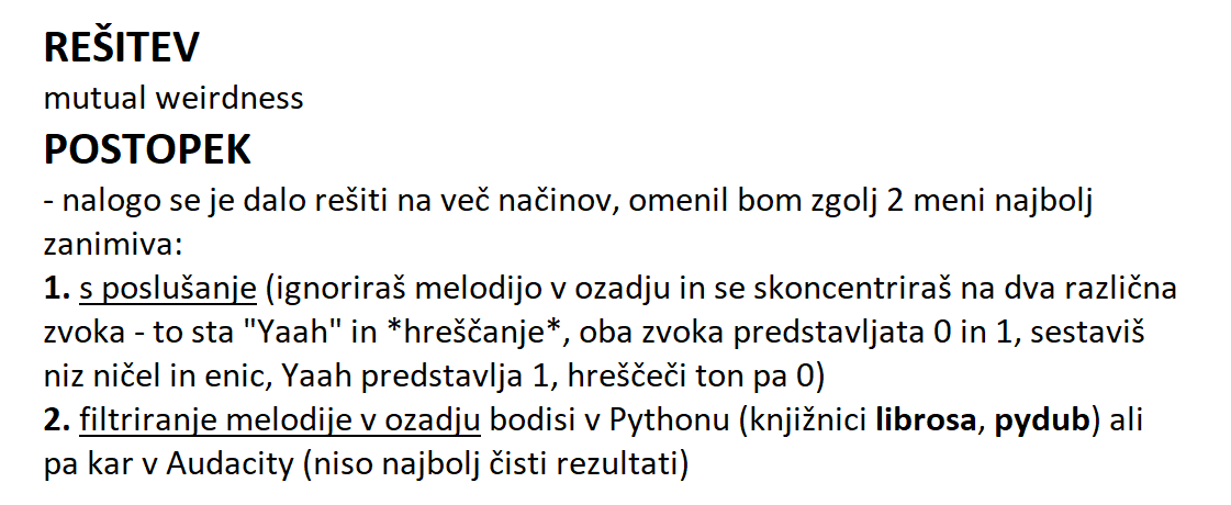 Rešitev